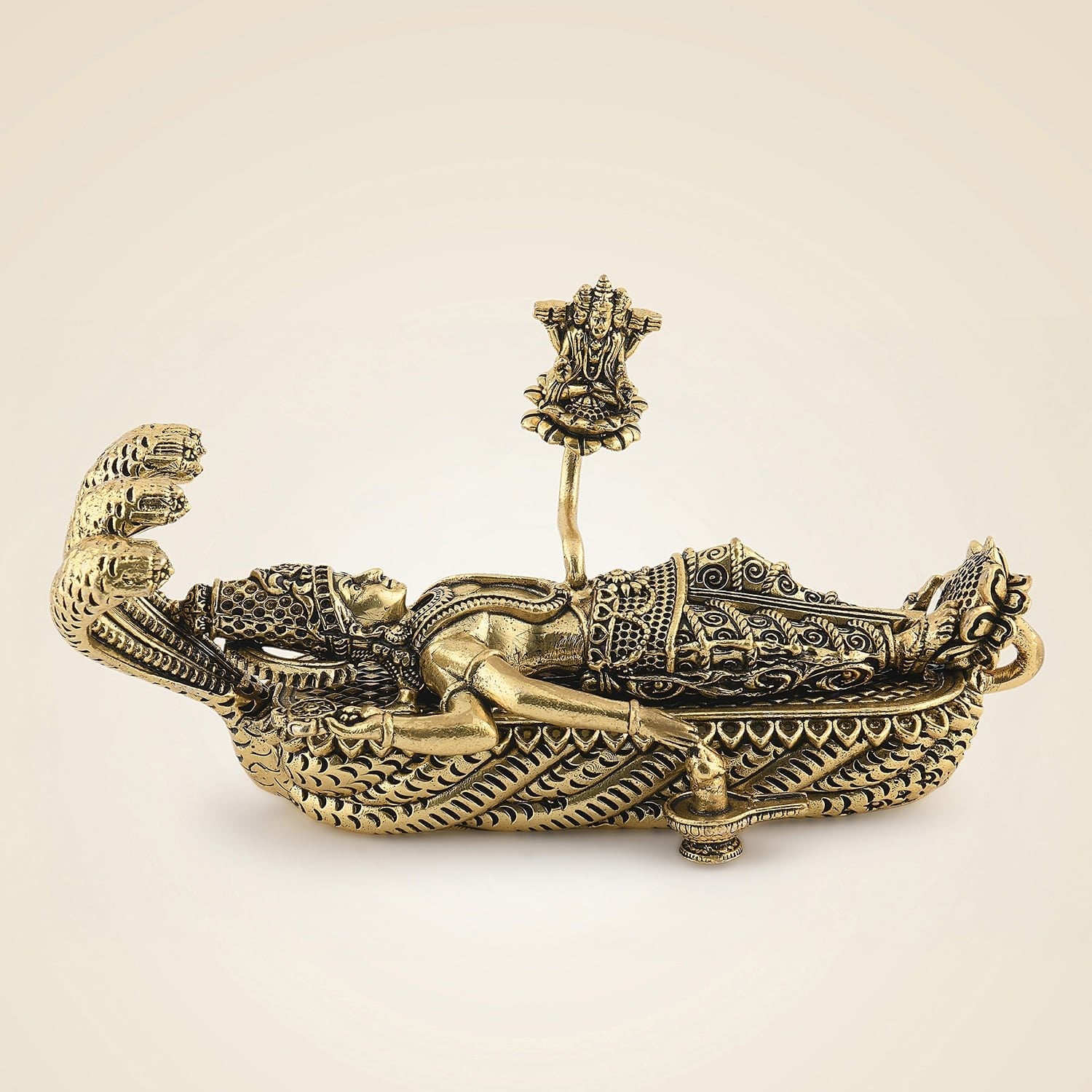 Brass Vishnu
