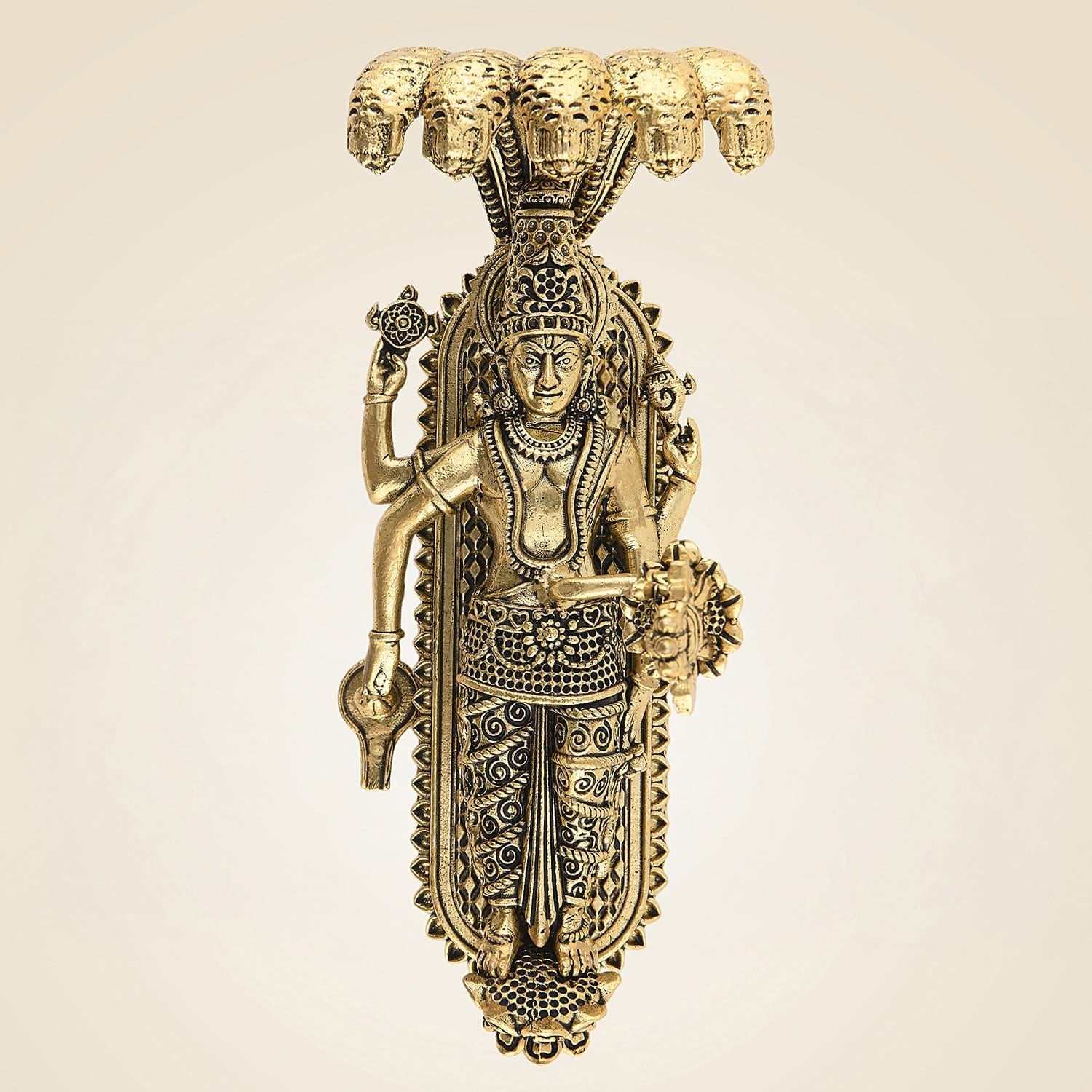 Brass Vishnu