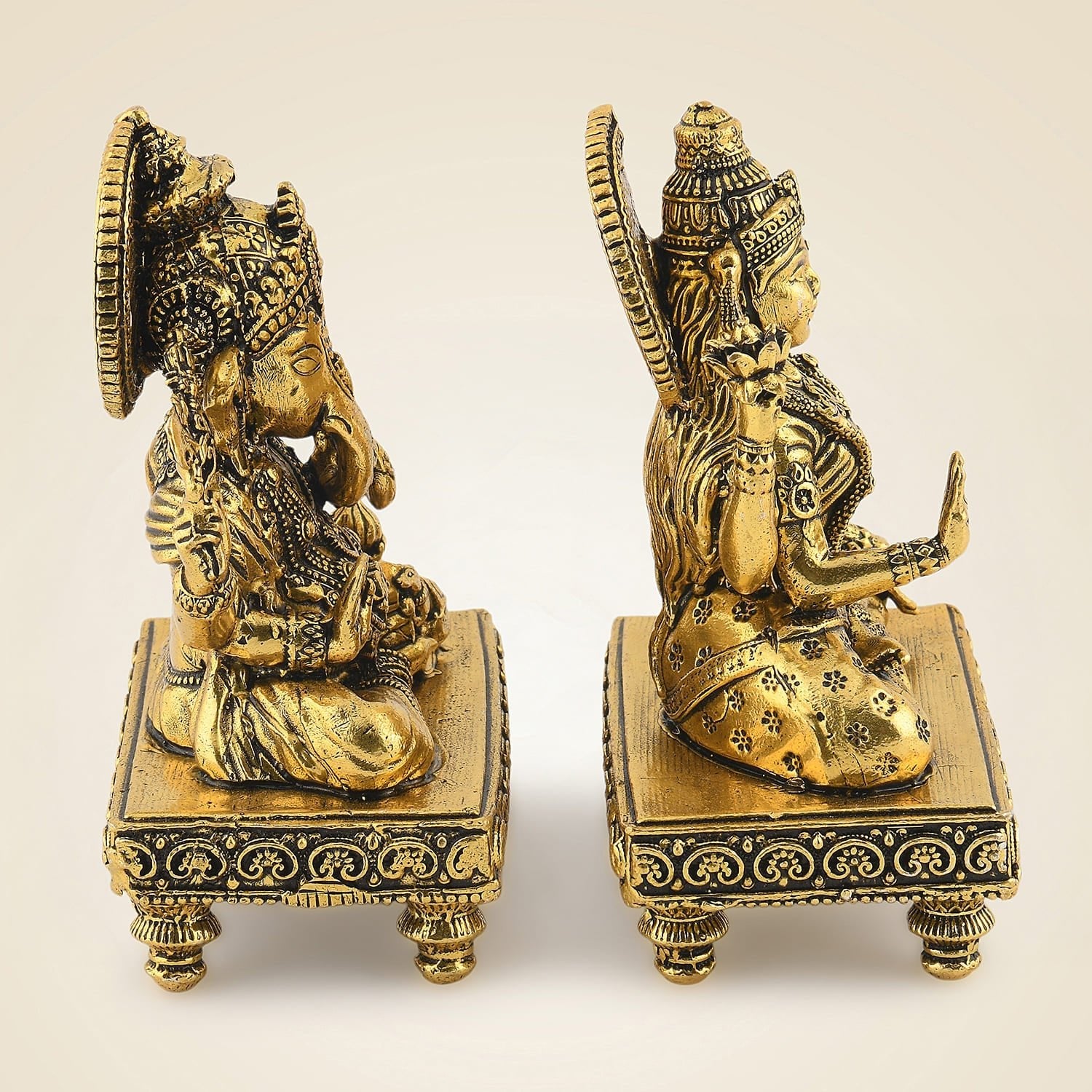 Brass Ganesh Laxmi