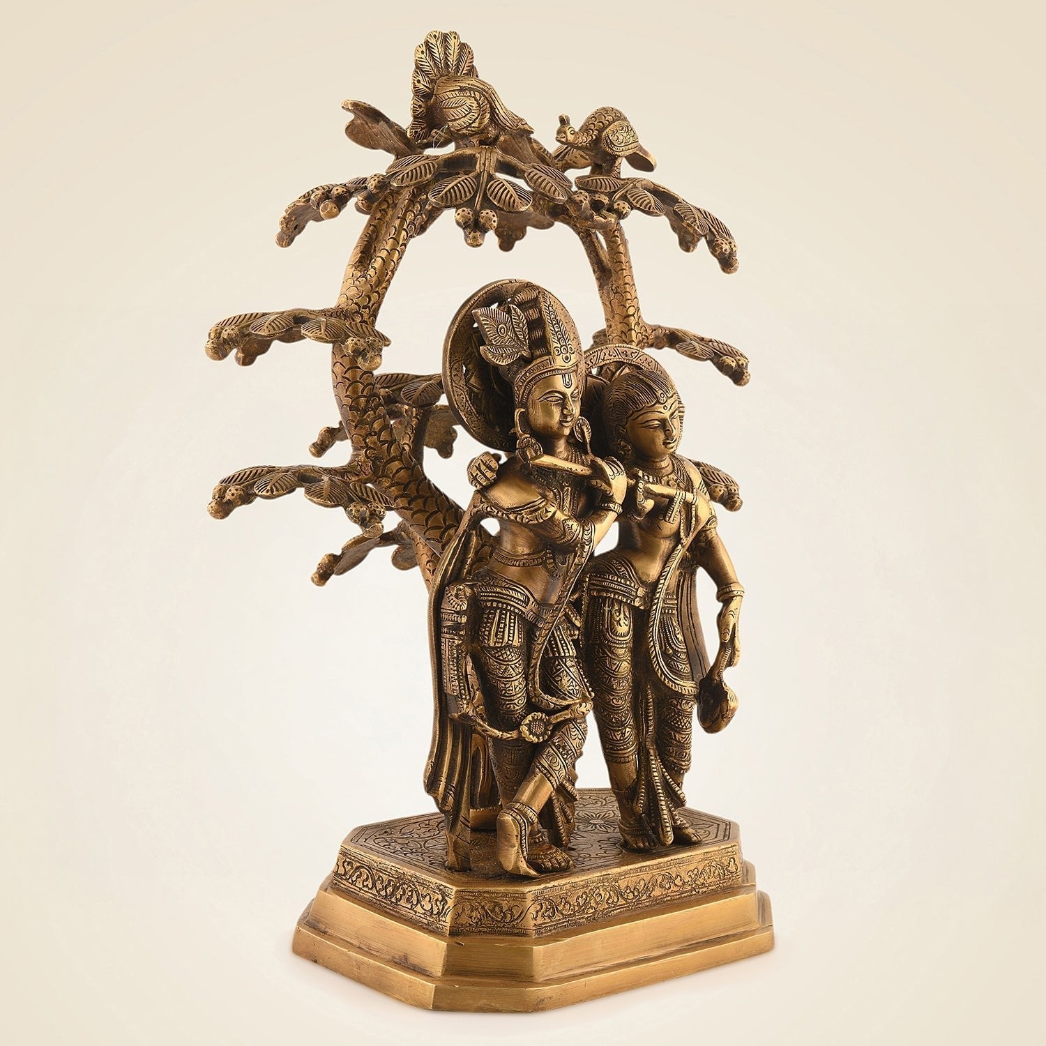 Brass Radha Krishna