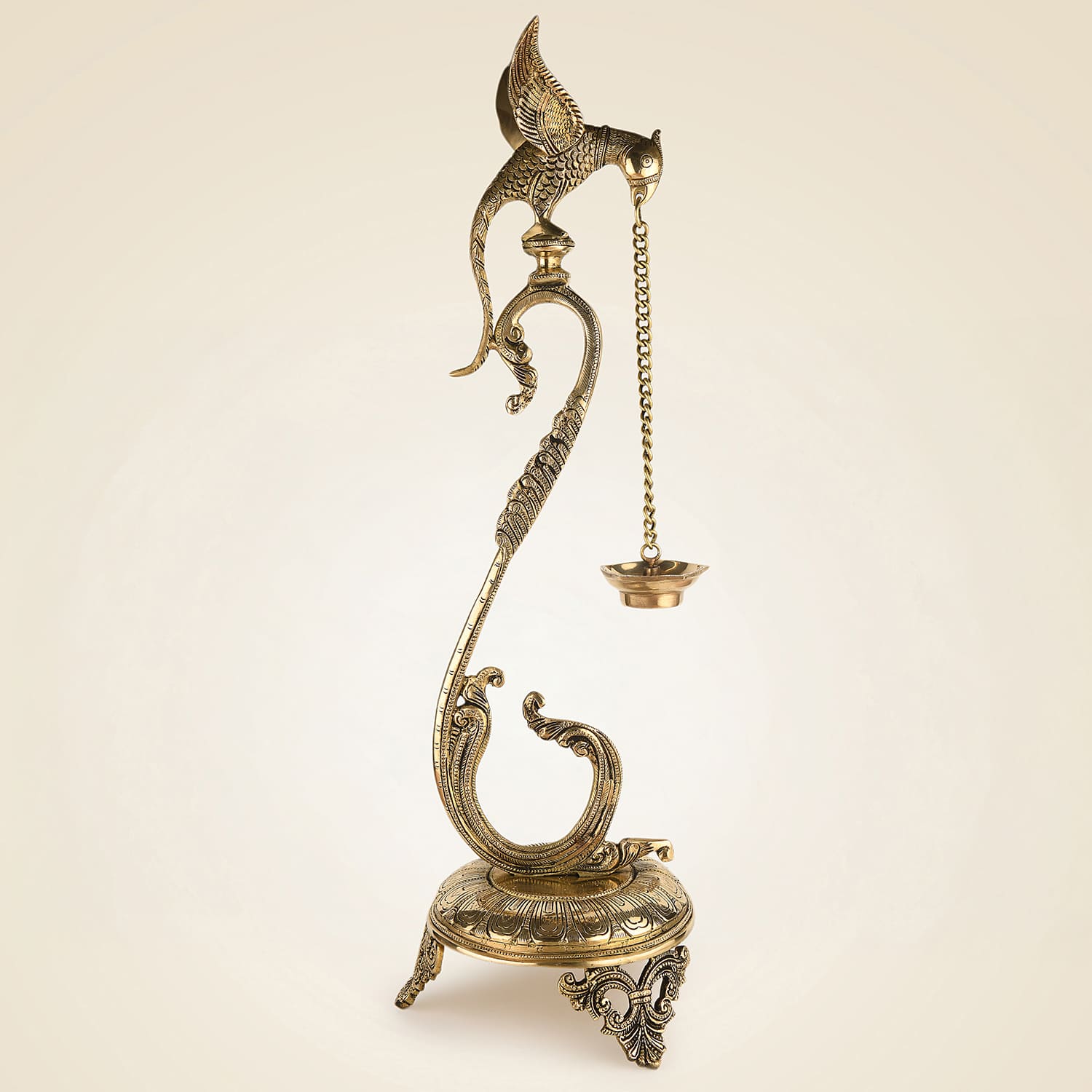 Brass Oil Lamp
