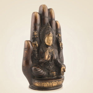 Brass Laxmi Idol