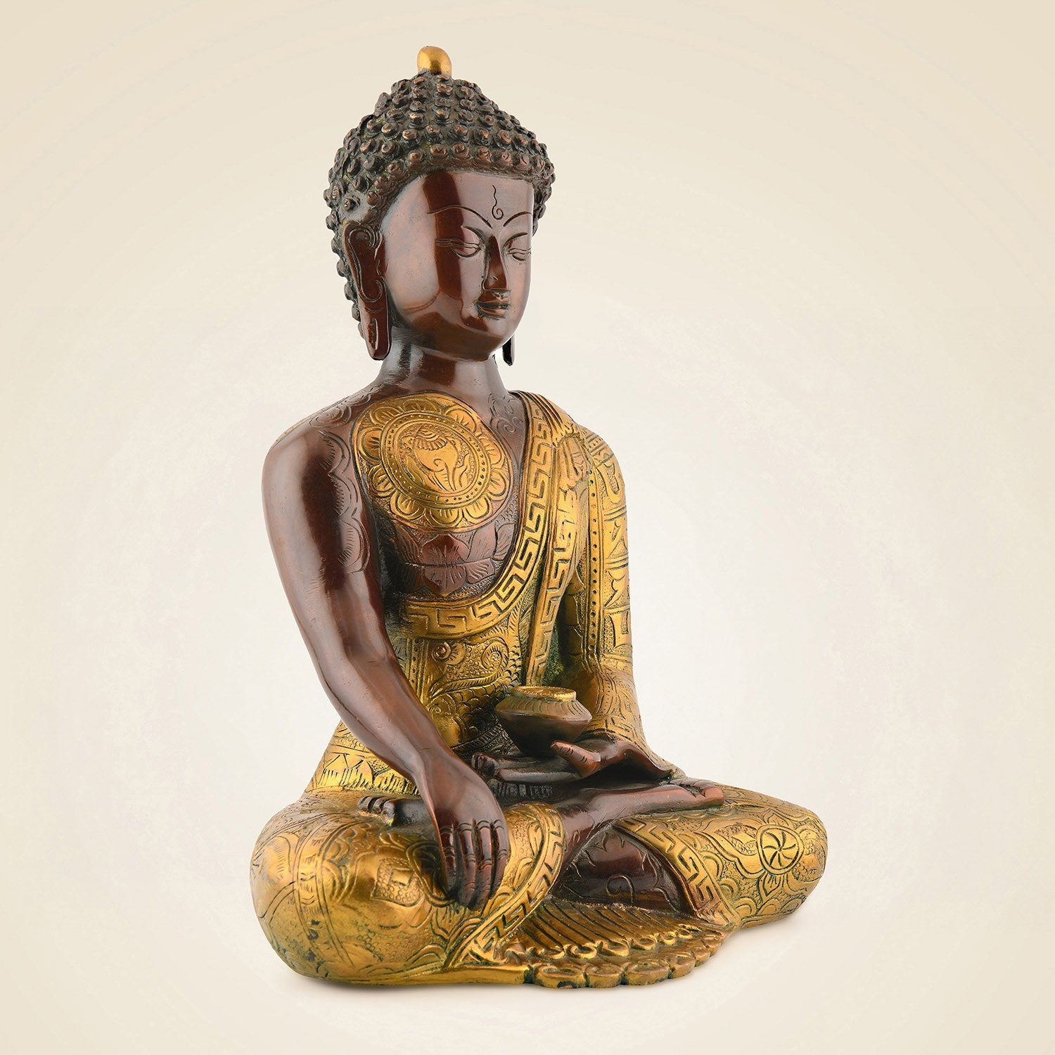 Brass Buddha Idol