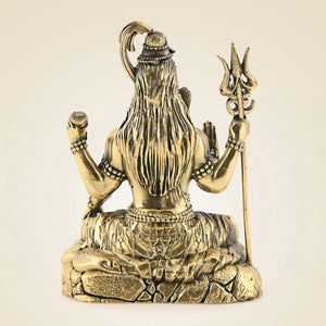 Brass Shiva