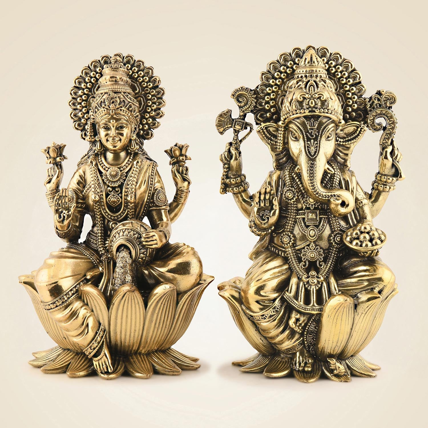 Brass Laxmi Ganesh