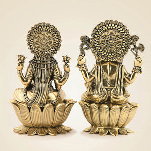 Brass Laxmi Ganesh