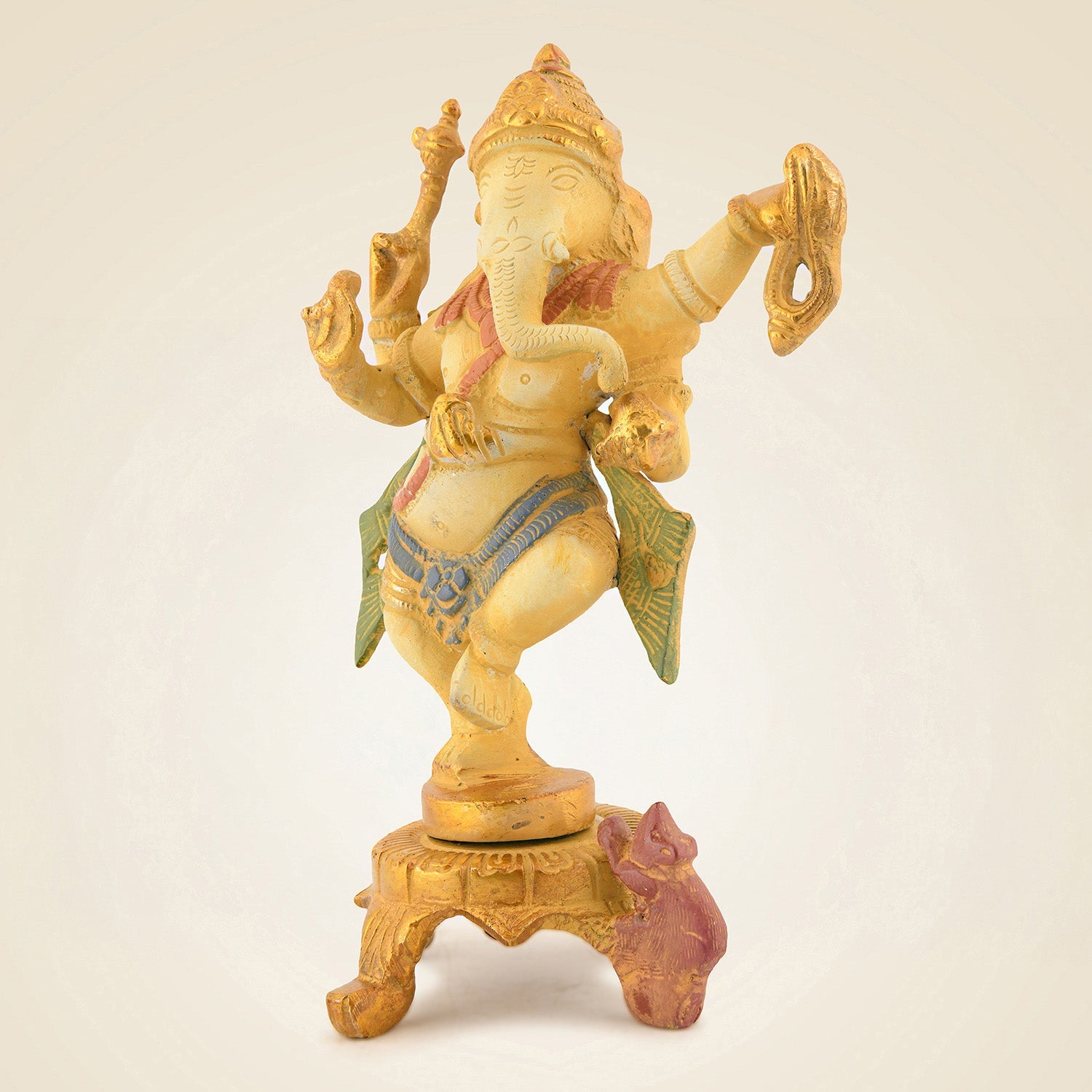 Brass Dancing Ganesha