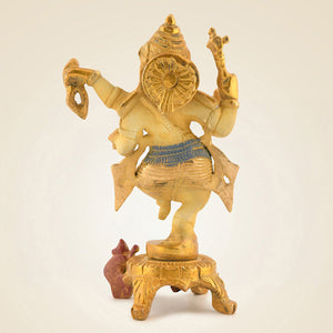 Brass Dancing Ganesha