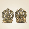 Brass Ganesh Laxmi Idol