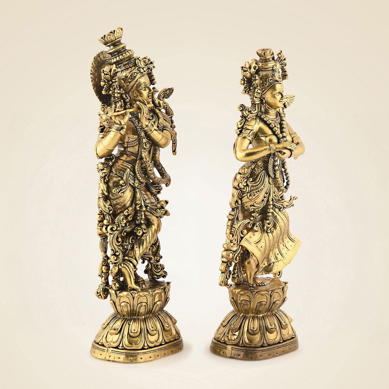 Brass Radha Krishna