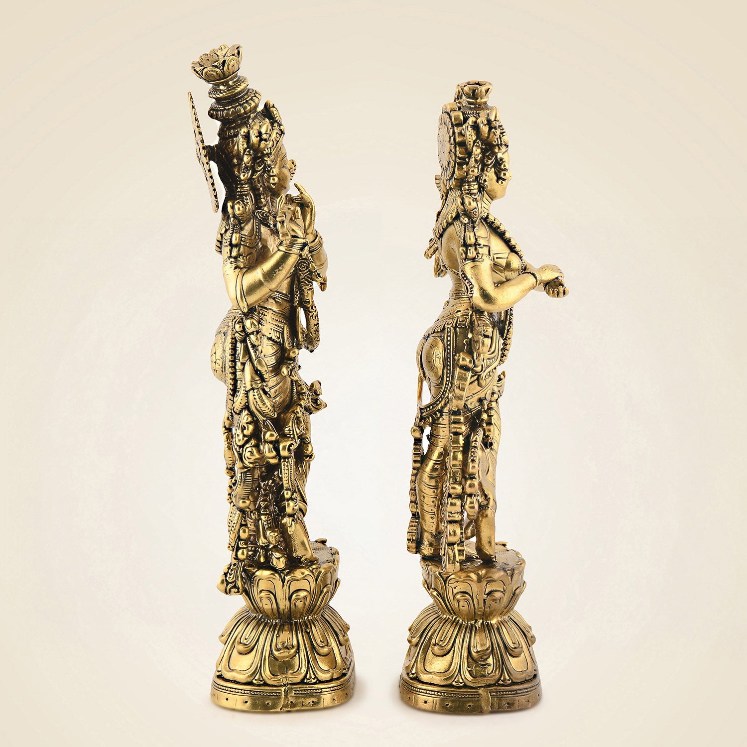 Brass Radha Krishna Idol