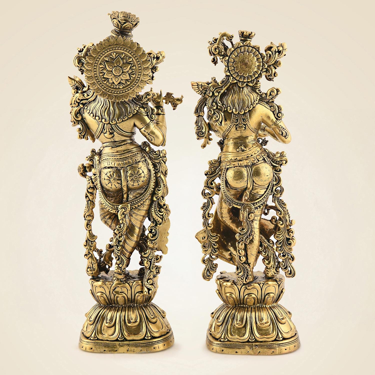Brass Radha Krishna Idol