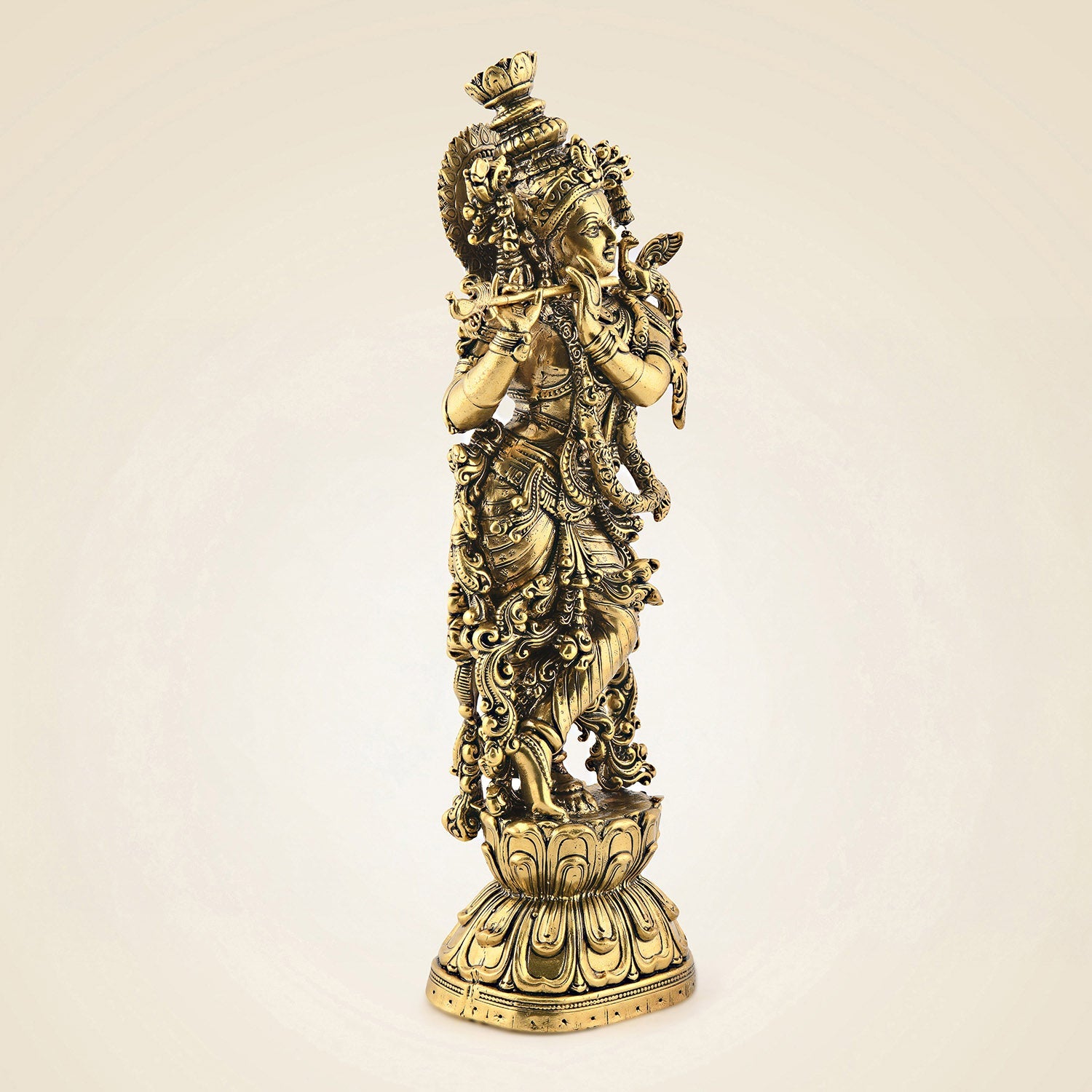 Brass Krishna Idol