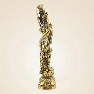 Brass Krishna Idol