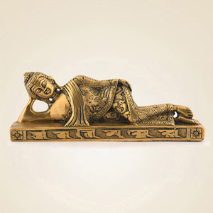 Brass Sleeping Buddha