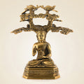 Brass Buddha With Tree