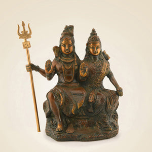 Brass Shiv Parvati