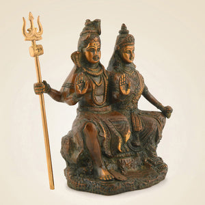 Brass Shiv Parvati