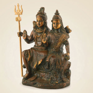 Brass Shiv Parvati