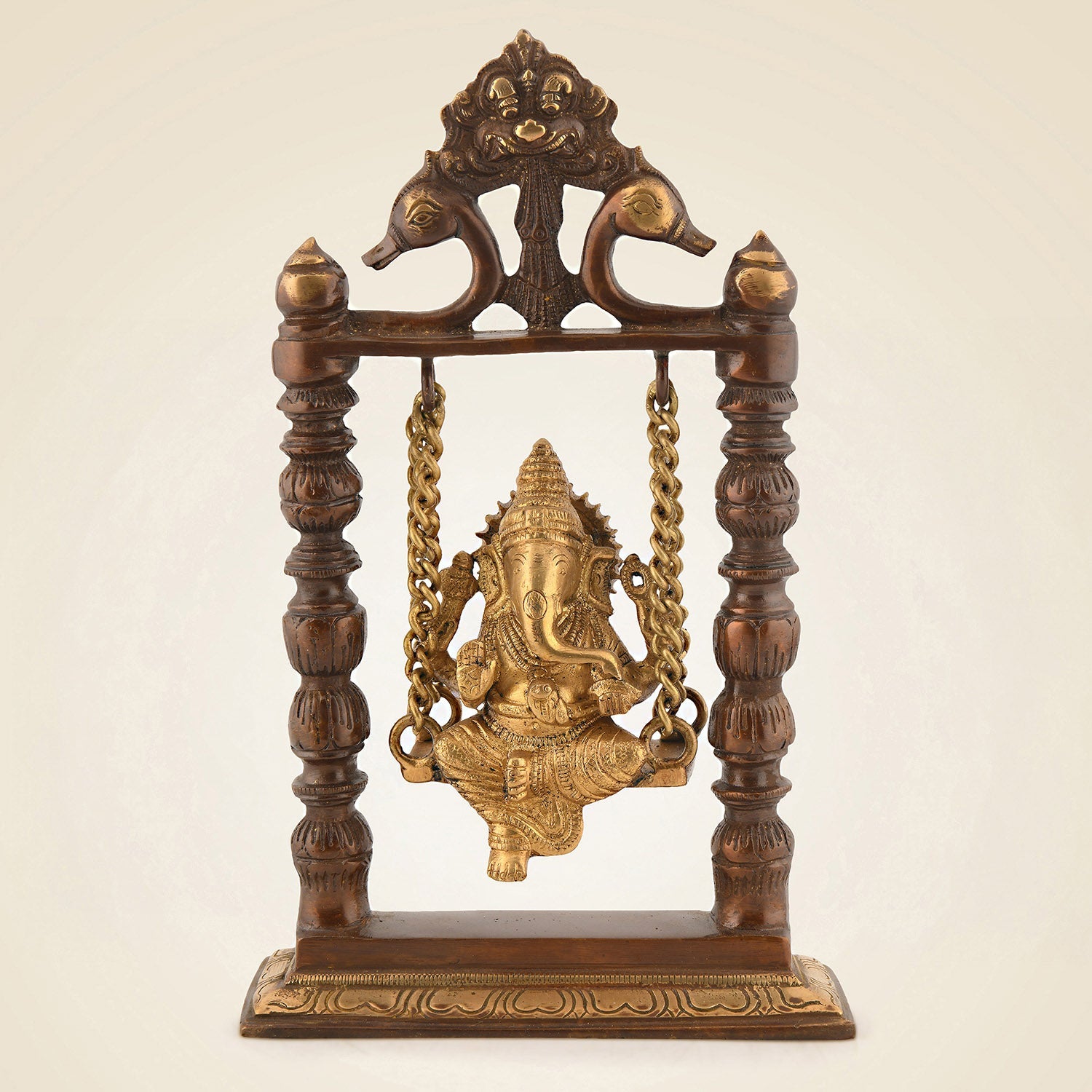 Brass Ganesha On Jhula