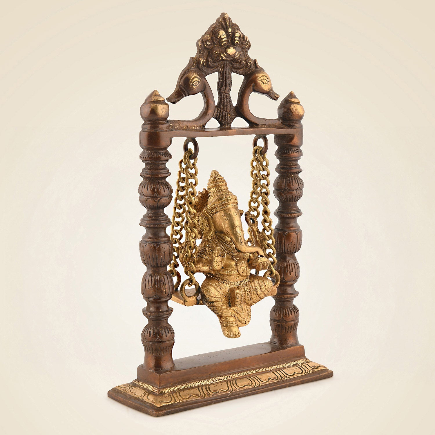 Brass Ganesha On Jhula