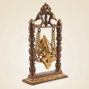 Brass Ganesha On Jhula