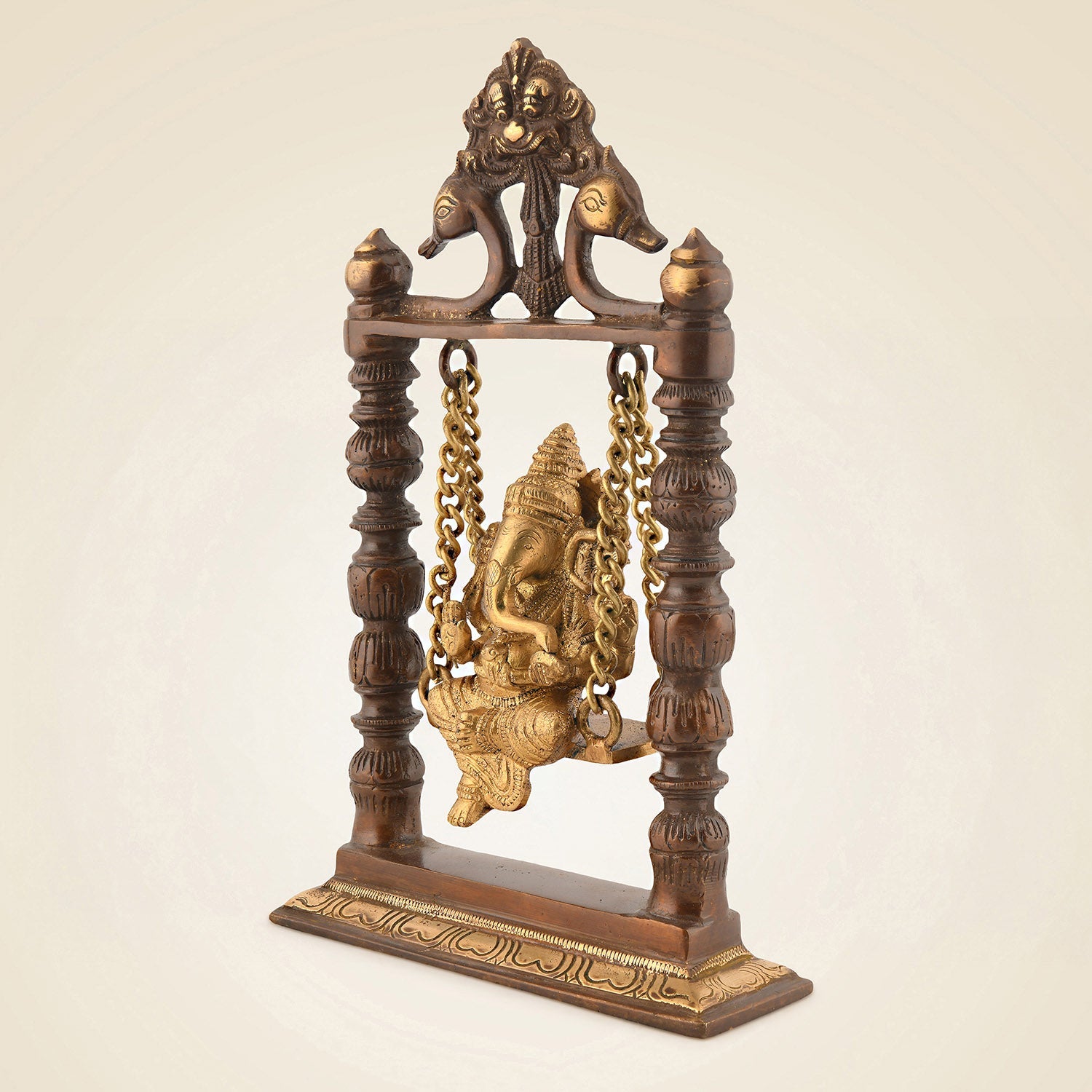 Brass Ganesha On Jhula