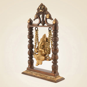 Brass Ganesha On Jhula