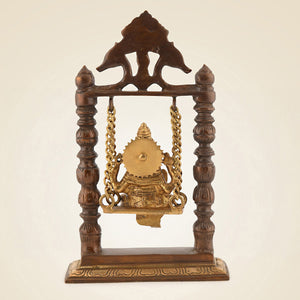 Brass Ganesha On Jhula