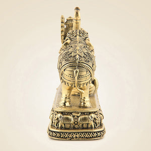 Brass Gajalaxmi