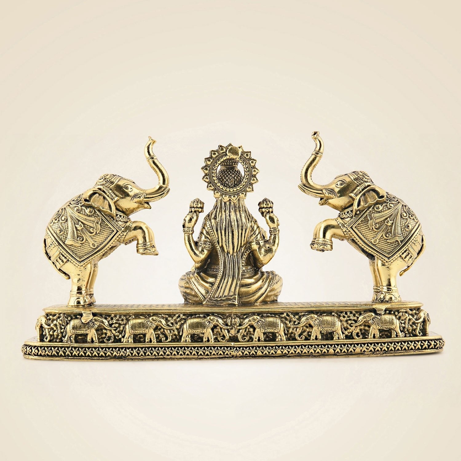 Brass Gajalaxmi