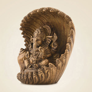 Brass Ganesha In Shankh