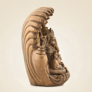 Brass Ganesha In Shankh