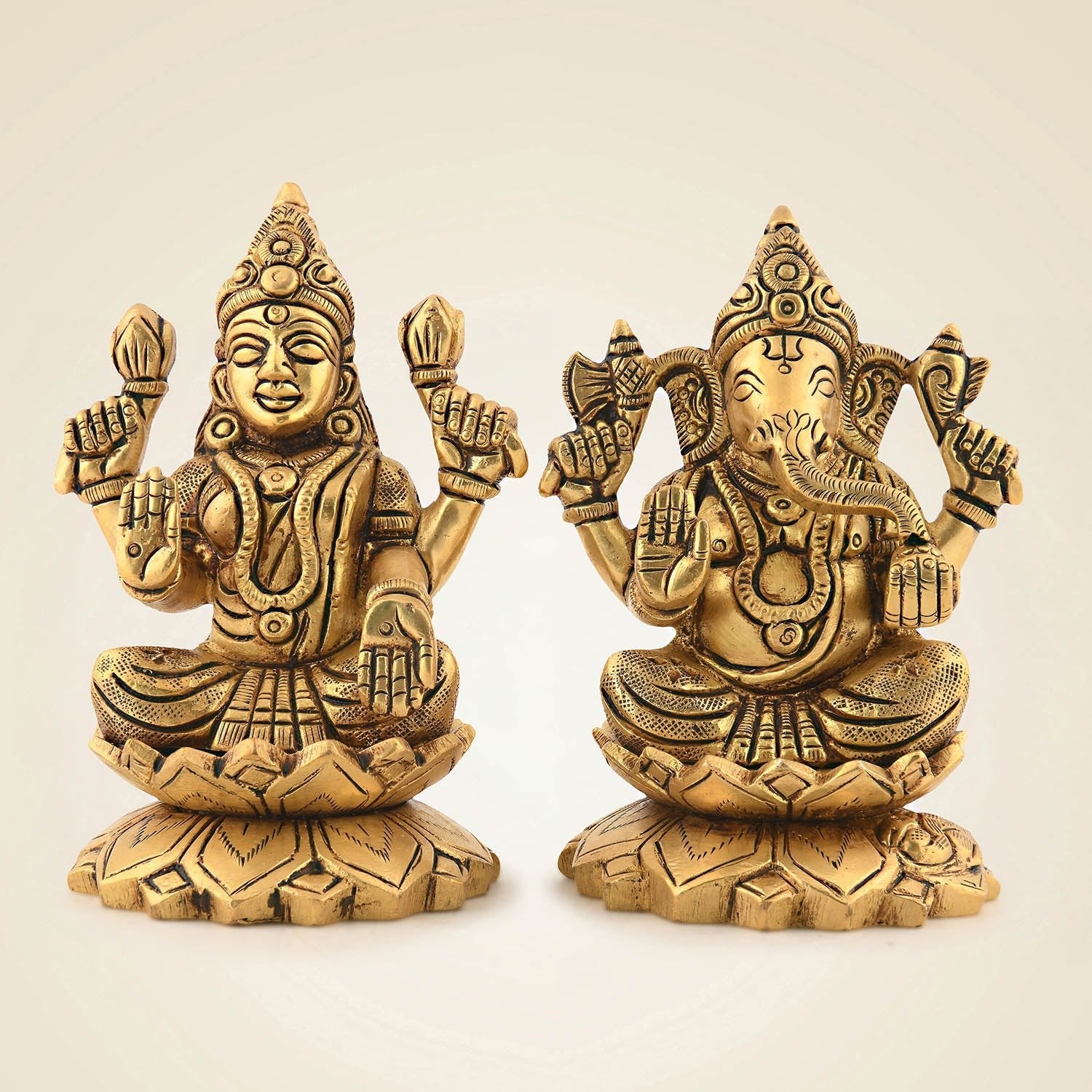 Brass Laxmi Ganesh