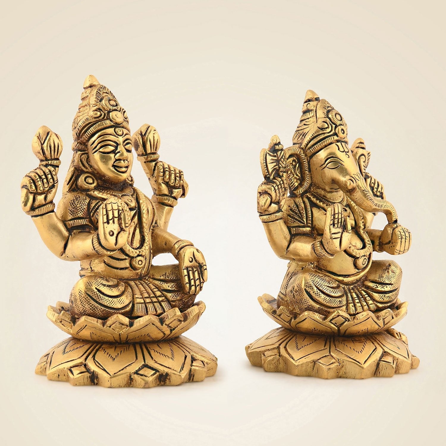 Brass Laxmi Ganesh