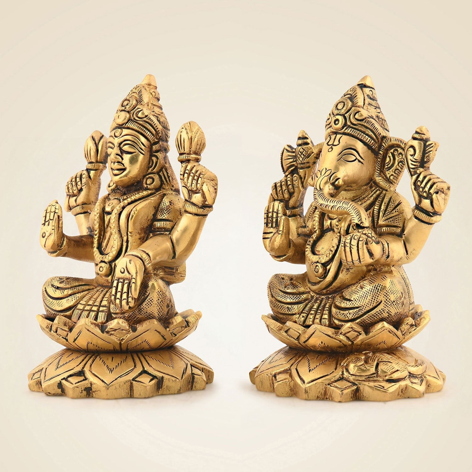 Brass Laxmi Ganesh