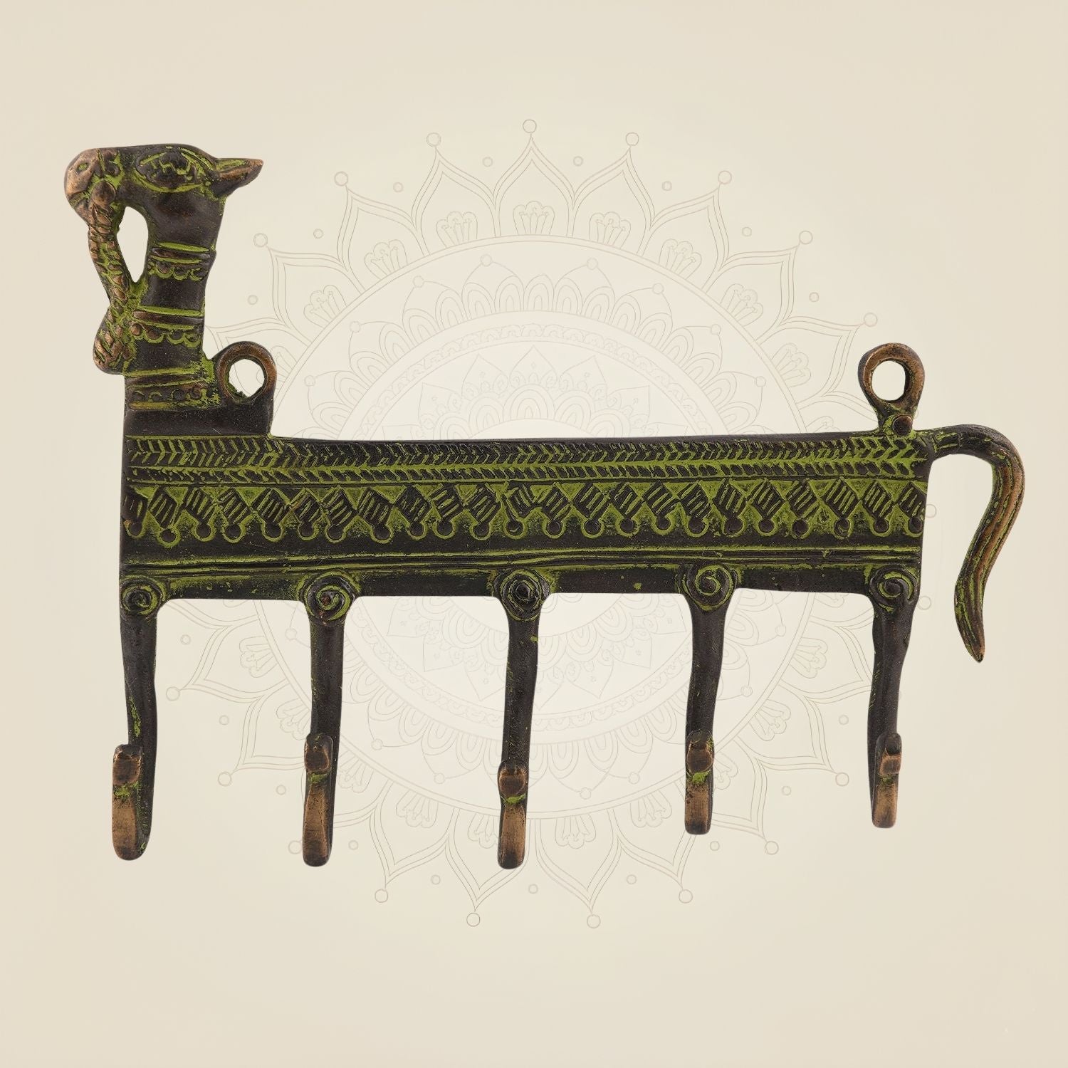 Pure Brass Camel Hook Artisan - 7"