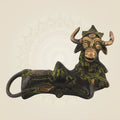 Antique Tribal Nandi Idol  3" – Pure Brass Bull Statue for Home & Pooja Decor