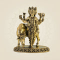 Lord Dattatreya Idol 5.5" – Pure Brass Murti for Vastu & Temple Decor