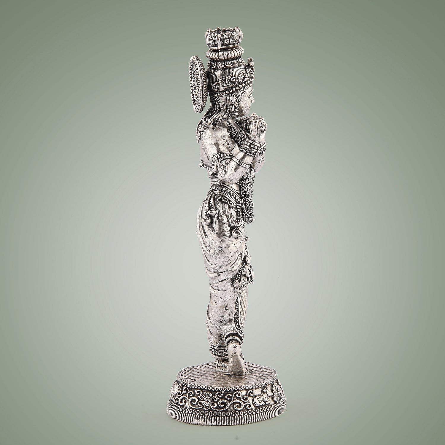 Pure Brass Krishna With Flute