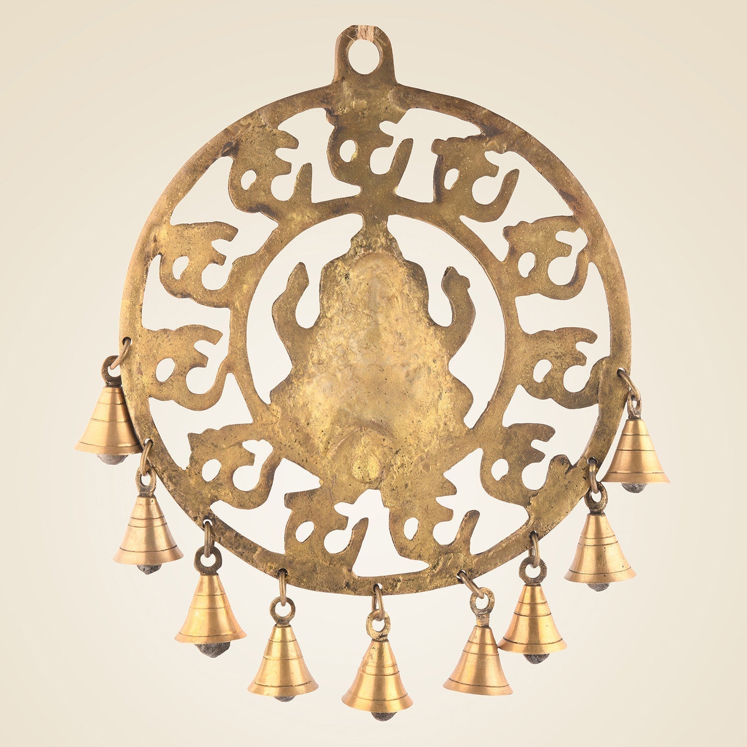 Pure Brass Ganpati Om Wall Hanging