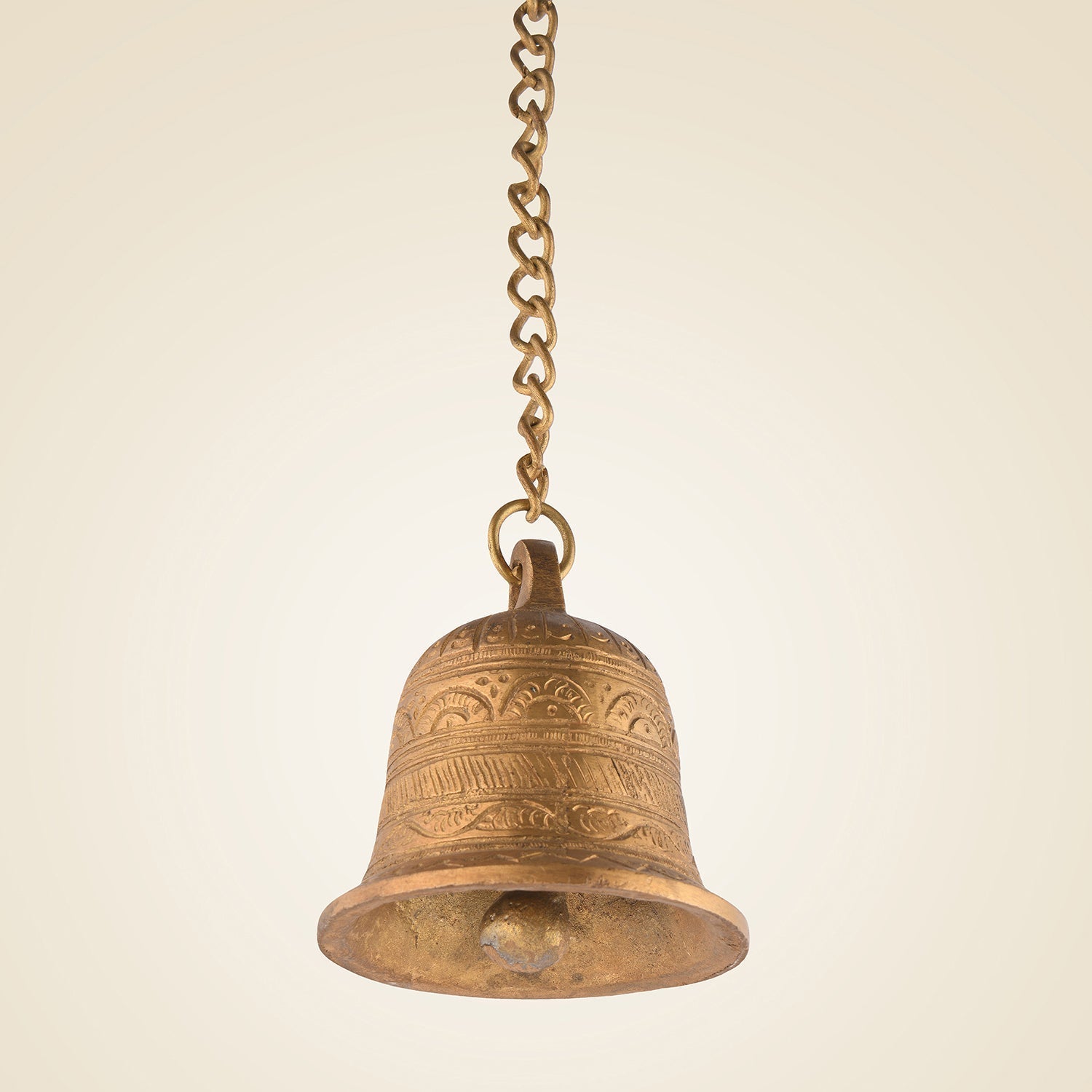 Pure Brass Mandir Bell With Chain