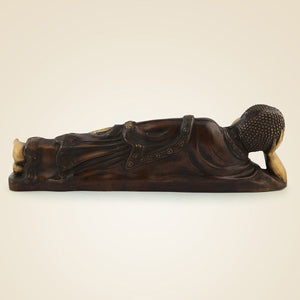 Pure Brass Sleeping Buddha