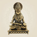 Brass Annapurna Devi Idol with Chowki 3.75 – Symbol of Nourishment - Luxeartisanship