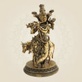 Brass Krishna Ji with Cow – A Timeless Symbol - Luxeartisanship