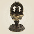 Brass Lakshmi Diya 4.5" – Radiant Symbol of Wealth - Luxeartisanship