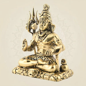 Brass Lord Shiva Statue