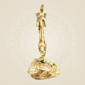 Brass Trishul Idol