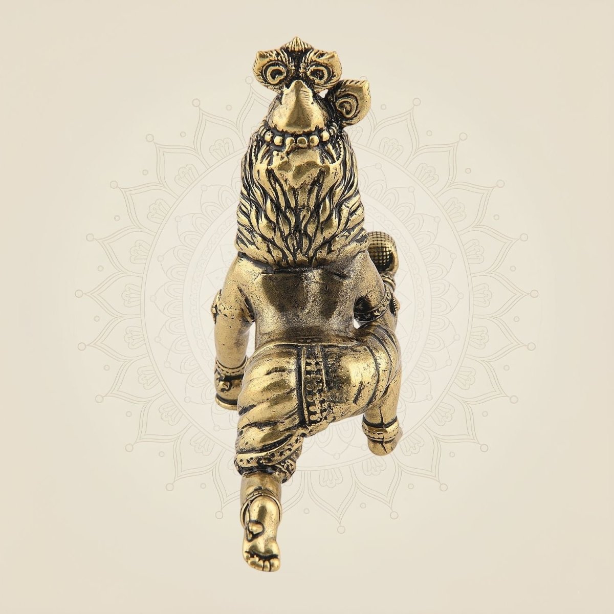 Kanha Ji Brass Idol - 3 Inch Handcrafted Murti for Wealth & Positivity - Luxeartisanship
