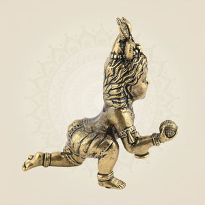 Kanha Ji Brass Idol - 3 Inch Handcrafted Murti for Wealth & Positivity - Luxeartisanship